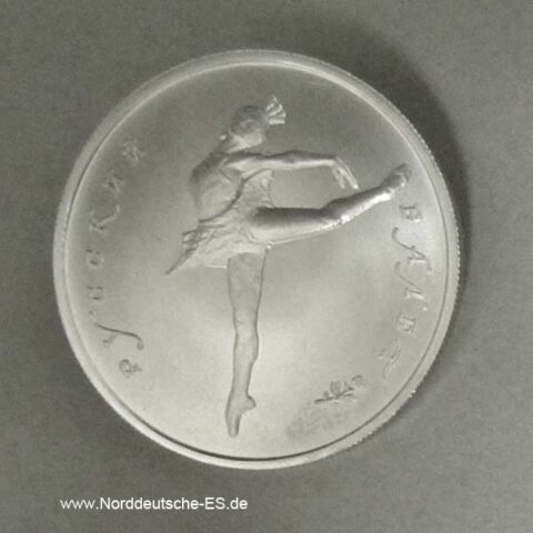 Russland 5 Rubel 1_4oz Palladium Ballerina 1993