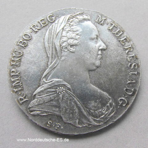 Maria Theresien Taler 1780 Silbermünze Nachprägung