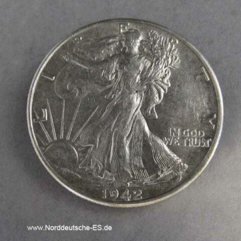 Half Dollar Silber USA Liberty