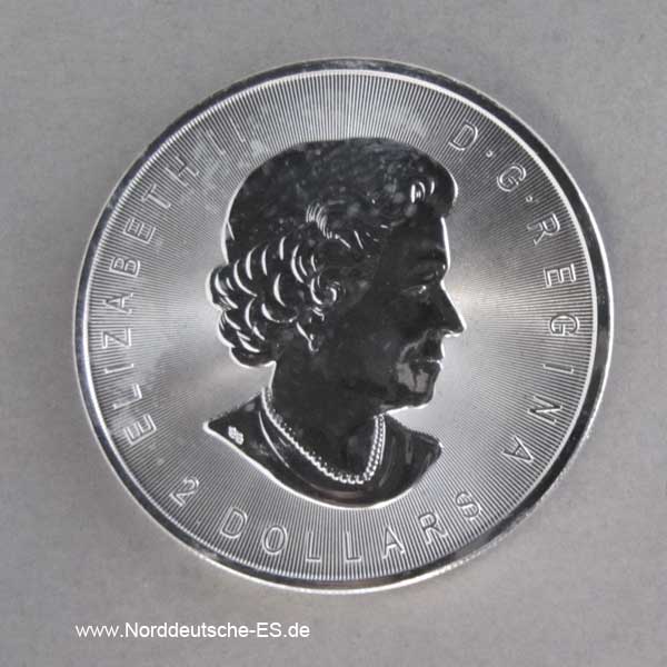 Kanada 2 Dollars Silber Wolf 3_4 oz Feinsilber 9999 Anlagesilber