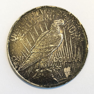 USA Peace Dollar 1922 Silbermuenze alt 1 Dollar