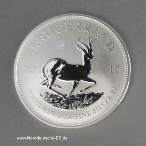 Südafrika 1OZ Silber 50 Jahre Krügerrand 2017