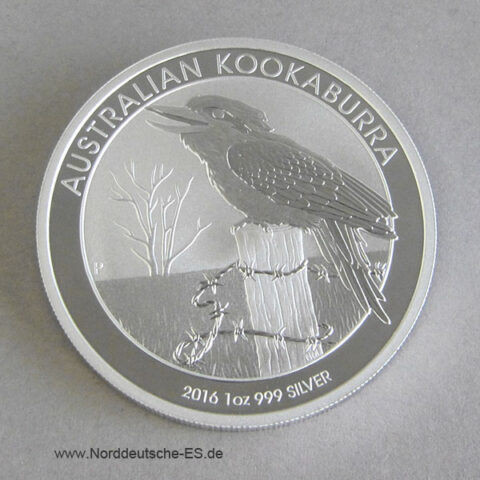 Kookaburra 1 oz Feinsilber 2016