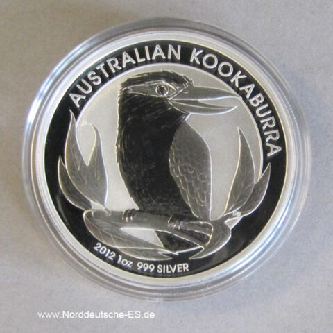 Australien Kookaburra 1 Oz Feinsilber 2012