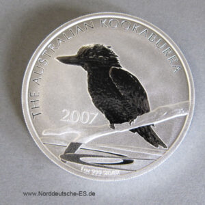 Australien 1 oz Silber Kookaburra 2007