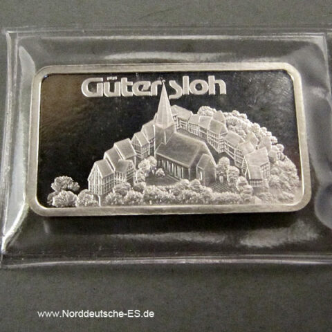 Silberbarren 1 oz Feinsilber 999 Heraeus Gütersloh