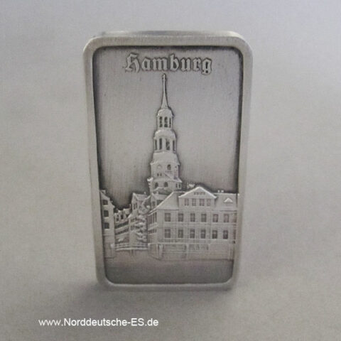 Feinsilberbarren Alt Hamburg 1 oz Heraeus Katharinenkirche