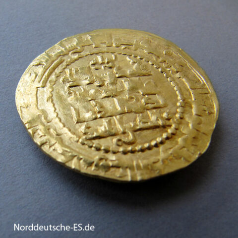 Irak Mossul Gold Dinar 1219-1233 Zangiden Nasir ad-Din Mahmud