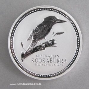 Australien 1 oz Silber Kookaburra 2003