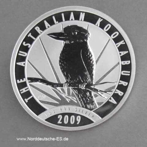 Australien 1 oz Silber Kookaburra 2009