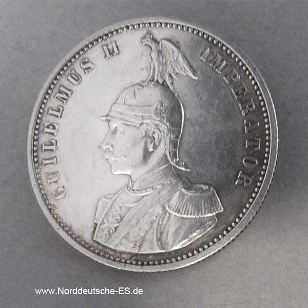 Deutsch Ostafrika 1 Rupie Silber Wilhelm II 1890-1902