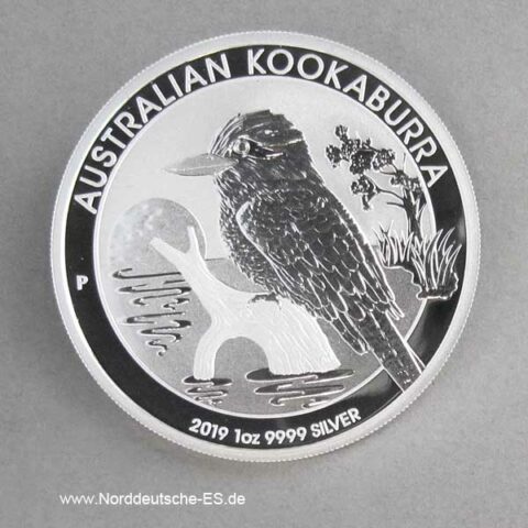 Australien 1 oz Silber Kookaburra 2019