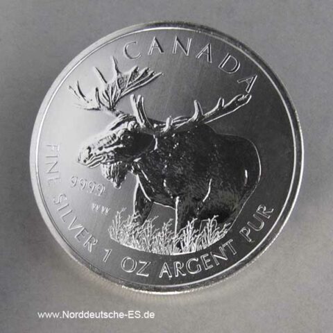 Kanada 1 oz Silber Elch 2012 Wildlife Serie