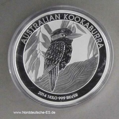 Australien 1 Kilo Silber Kookaburra 2014