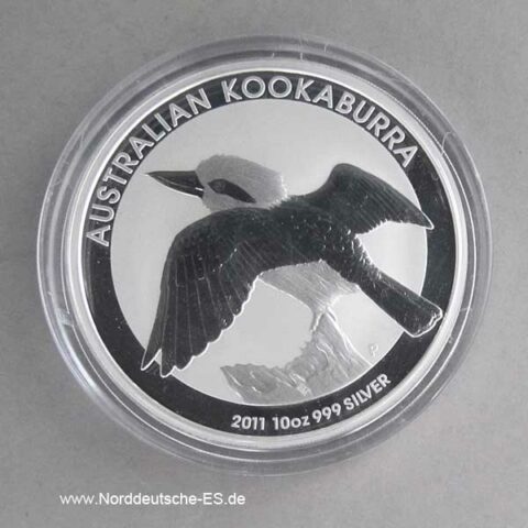 Australien Kookaburra 10 Oz Silber 2011