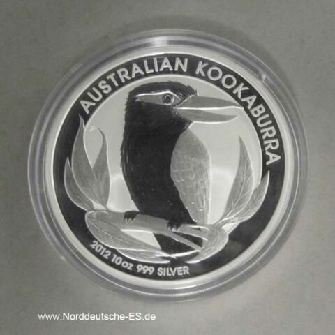 Australien Kookaburra 10 Oz Silber 2012