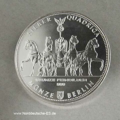 Deutschland Berlin 1_4 oz Silber Quadriga 2014