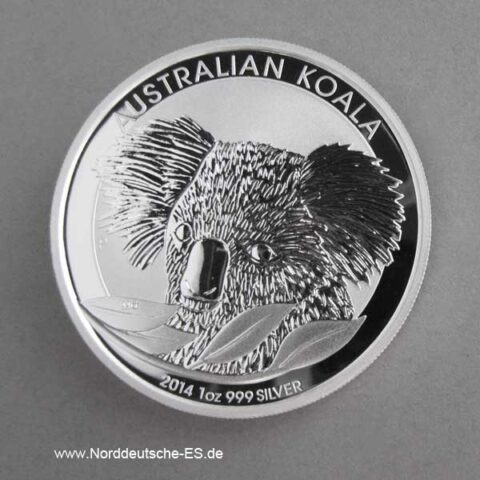 1 oz Koala Silbermünze 2014