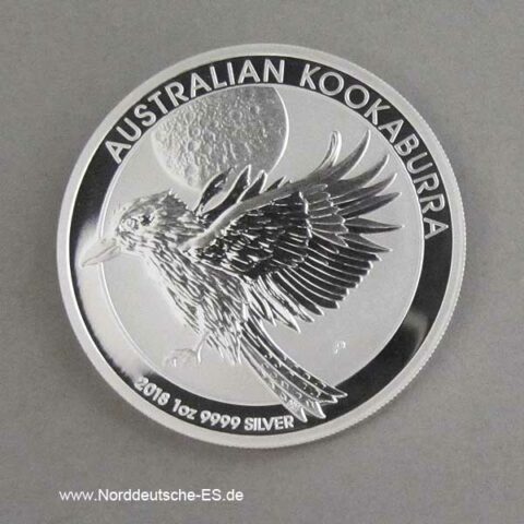 Australien 1 oz Silber Kookaburra 2018