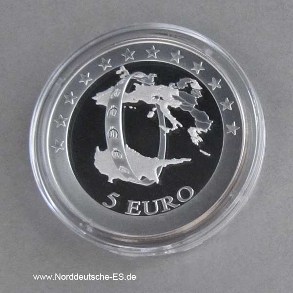 Zypern 5 Euro Silber Gedenkmünze Euro Beitritt Zypern 2008