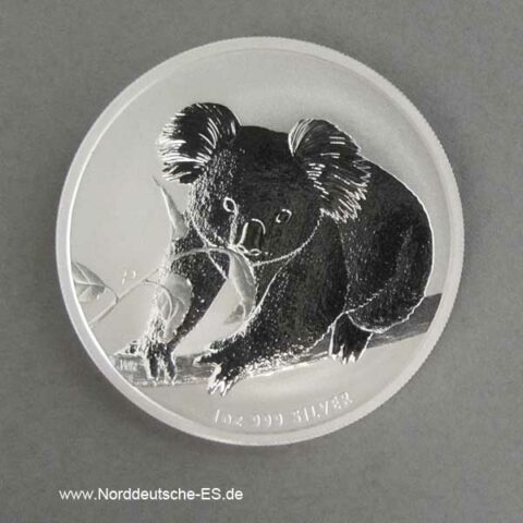 Australien 1 oz Koala Silbermünze 2010