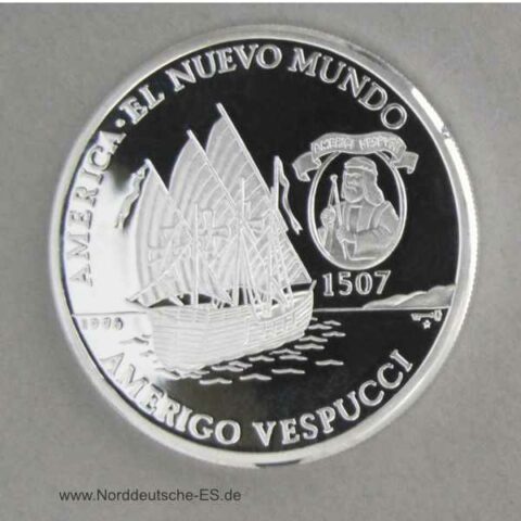 Kuba 10 Pesos 1996 Vespucci