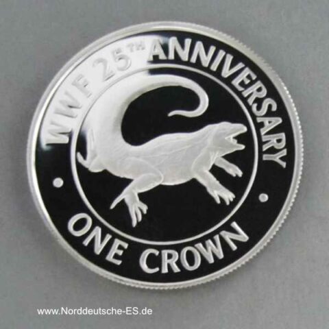 Turks and Caicos Islands 1 Crown 1988