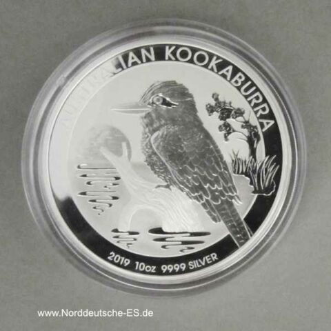 Australien Kookaburra 10 oz Silber 2019