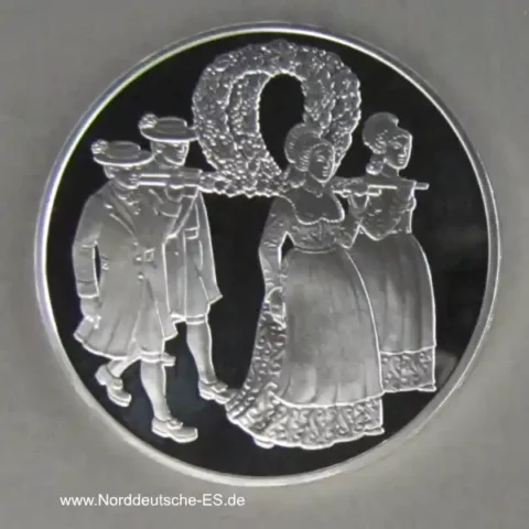 Österreich 500 Schilling Silber Gedenkmünze Flussregion 1994