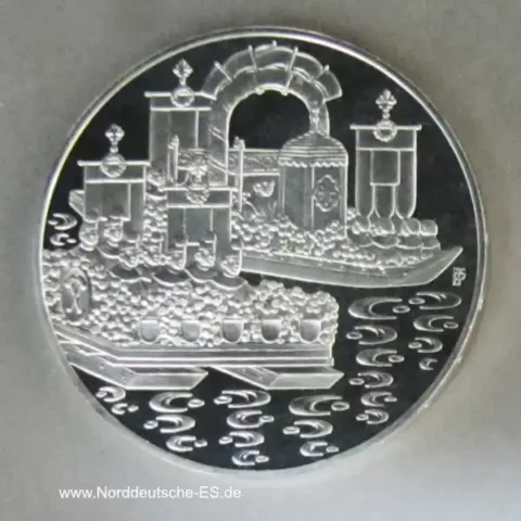 Österreich 500 Schilling Silber Gedenkmünze Seenregion 1993