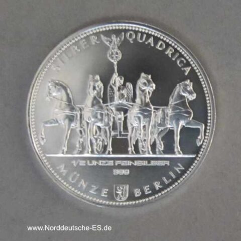 Deutschland Berlin 1/2 oz Silber Quadriga 2014