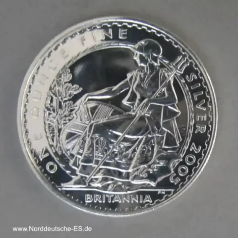 England Britannia 1 oz Silber 2005 2 Pounds