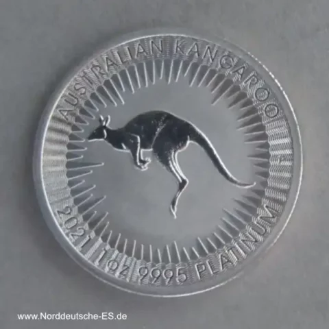 Australien 1 oz Platin 100 Dollars Kangaroo