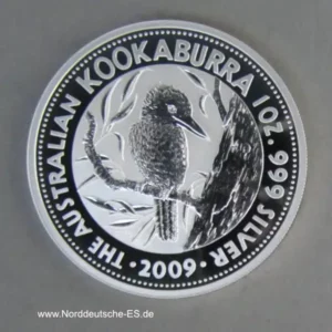 Australien 1 oz Silber Kookaburra Motiv 1991 Sonderausgabe 2009