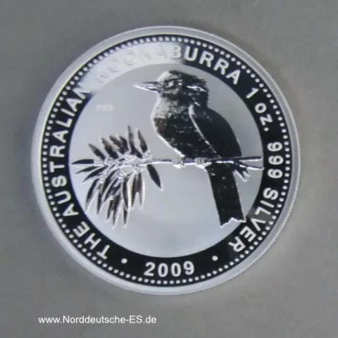 Australien 1 oz Silber Kookaburra Motiv 2000 Sonderausgabe 2009
