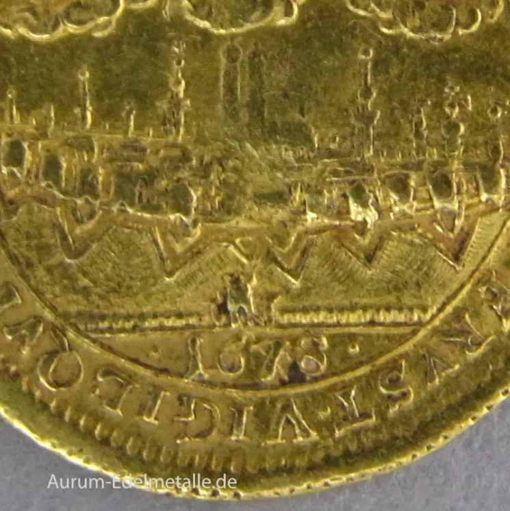 Kurfürstentum Bayern Ferdinand Maria 1651-1679 Gold Dukat 1678