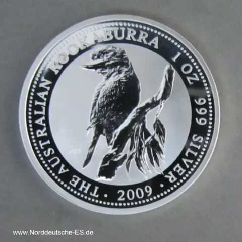 Australien 1 oz Silber Kookaburra Motiv 1995 Sonderausgabe 2009