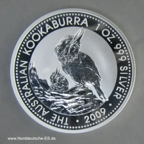 Australien 1 oz Silber Kookaburra Motiv 1997 Sonderausgabe 2009