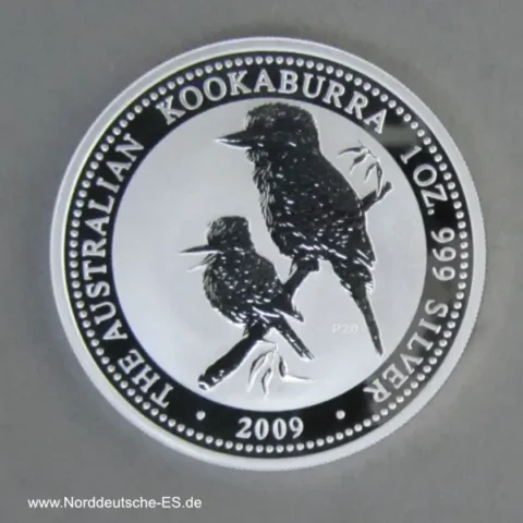 Australien 1 oz Silber Kookaburra Motiv 1999 Sonderausgabe 2009