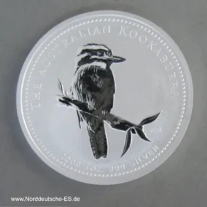 Australien 1 oz Silber Kookaburra Motiv 2005 Sonderausgabe 2009