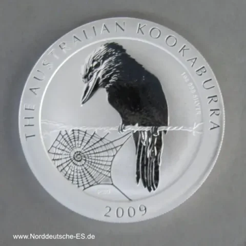 Australien 1 oz Silber Kookaburra Motiv 2008 Sonderausgabe 2009