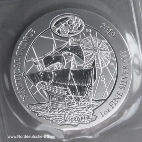 Ruanda 1 oz Silber Nautical Ounce 2019